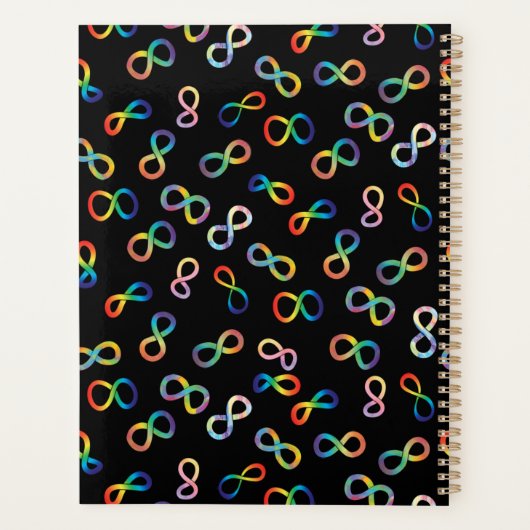 Rainbow We kunnen niet allemaal neurotypische Kare Planner (Achterkant)