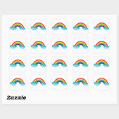 Rainbow Weather Tracker Sticker sheet (Vel)
