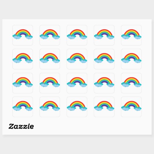 Rainbow Weather Tracker Sticker sheet (Vel)