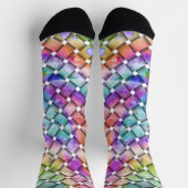 RAINBOW WEAVE Custom Duurzame Premium Crew Sock Sokken (Top)