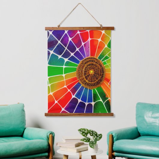 Rainbow-web Hangend Wandkleed (Woonkamer)