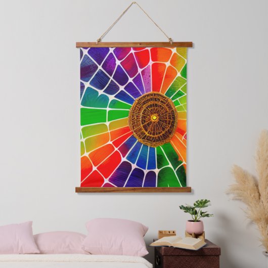 Rainbow-web Hangend Wandkleed (Slaapkamer)