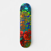 Rainbow Web Skateboard (Voorkant)