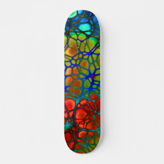 Rainbow Web Skateboard (Voorkant)