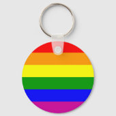 Rainbow Wedding/Gay Pride Sleutelhanger (Voorkant)