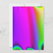 Rainbow Wedding Invitations Kaart (Achterkant)