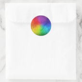 Rainbow Wedding Personalize Envelope Seal Sticker (Tas)