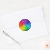 Rainbow Wedding Personalize Envelope Seal Sticker (Envelop)