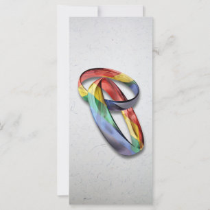 Rainbow Wedding Rings for Marriage Equality for Ma