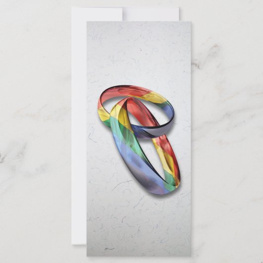 Rainbow Wedding Rings for Marriage Equality for Ma (Voorkant)