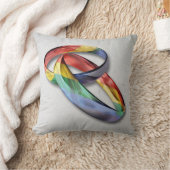Rainbow Wedding Rings for Marriage Equality for Ma Kussen (Deken)