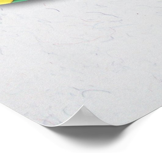 Rainbow Wedding Rings for Marriage Equality for Ma Poster (Hoek)