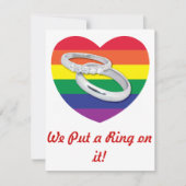 Rainbow Wedding/Save the Date Save The Date (Voorkant)