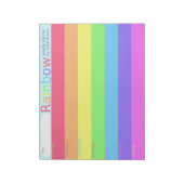 Rainbow Weekly Planner to Do List Notitieblok (Linkerzijde)