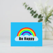 RAINBOW - Wees blij Briefkaart (Staand voorkant)
