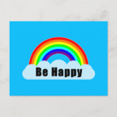 RAINBOW - Wees blij Briefkaart (Voorkant)