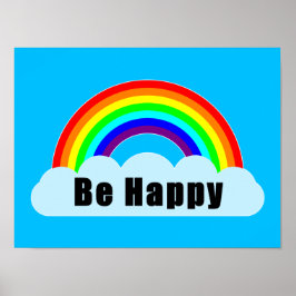 RAINBOW - Wees Gelukkig Poster