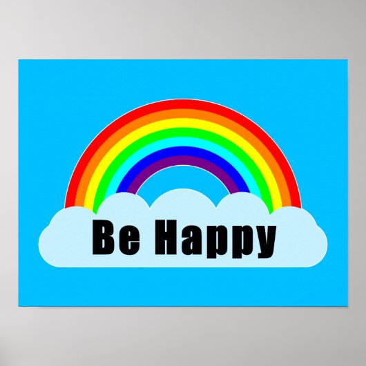 RAINBOW - Wees Gelukkig Poster (Voorkant)