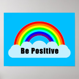 RAINBOW - Wees Positief Poster