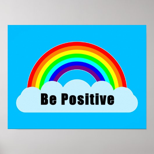 RAINBOW - Wees Positief Poster (Voorkant)
