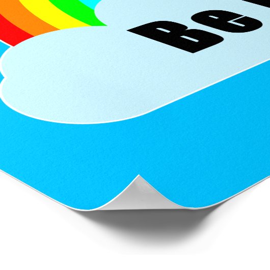 RAINBOW - Wees voorzichtig Poster (Hoek)