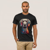 Rainbow Weimaraner T-shirt (Voorkant volledig)