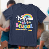 Rainbow Welkom terug op school met het jaar Tri-Blend Shirt