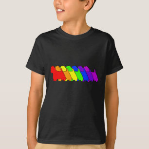 Rainbow Westie T-shirt