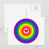 Rainbow Wheel briefkaart (Voorkant / Achterkant)