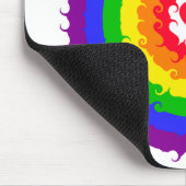 Rainbow Wheel mousepad Muismat (Hoek)