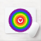 Rainbow Wheel mousepad Muismat (Met muis)