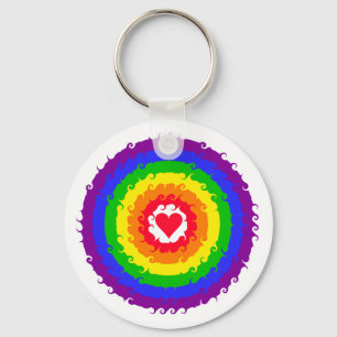 Rainbow Wheel sleutelhanger
