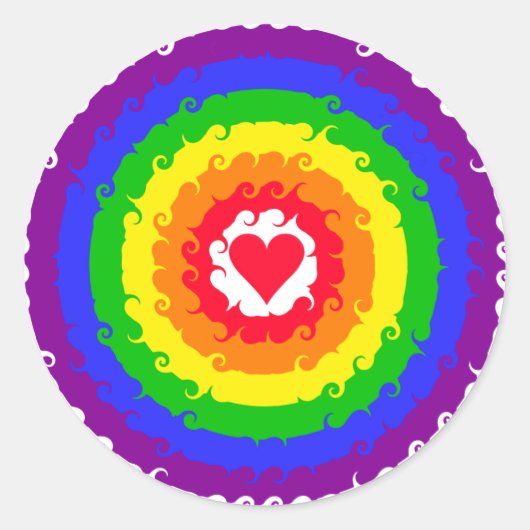 Rainbow Wheel stickers (Voorkant)
