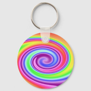 Rainbow Whirl Sleutelhanger