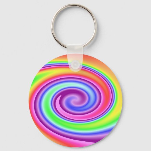 Rainbow Whirl Sleutelhanger (Voorkant)