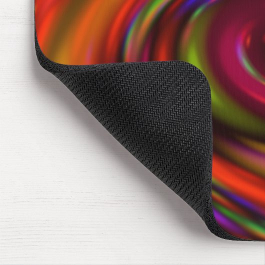 "Rainbow Whirlpool" Art Mousepad Muismat (Hoek)