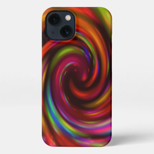 "Rainbow Whirlpool" iPhone Hoesje (Achterkant)