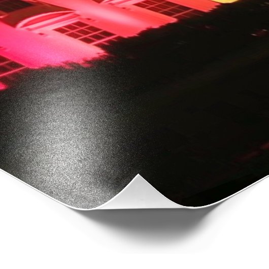 Rainbow White House Foto Afdruk (Hoek)