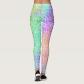 Rainbow & White Medallion Leggings (Achterkant)
