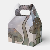 Rainbow Wilde paddenstoelen Bedankdoosjes (Achterkant)