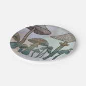 Rainbow Wilde paddenstoelen Papieren Bordje (Gekanteld)