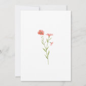 Rainbow Wildflower Meadow Baptisme Kaart (Achterkant)