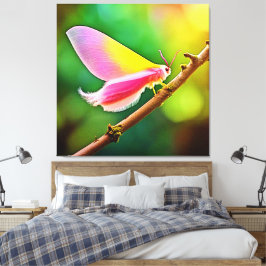 Rainbow Wing Beauty Canvas Afdruk