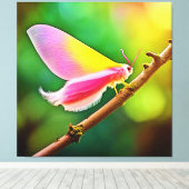 Rainbow Wing Beauty Canvas Afdruk (Insitu (Houten vloer))