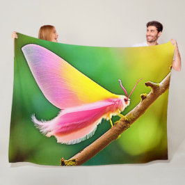 Rainbow Wing Beauty Fleece Deken