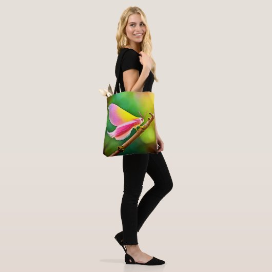 Rainbow Wing Beauty Tote Bag (Op model)