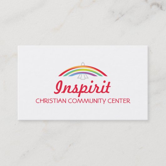 Rainbow Winged Dove Visitekaartje (Voorkant)