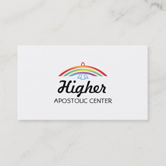 Rainbow Winged Dove Visitekaartje (Voorkant)