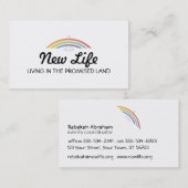 Rainbow Winged Dove Visitekaartje (Voorkant / Achterkant)