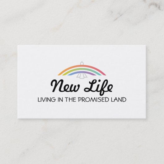 Rainbow Winged Dove Visitekaartje (Voorkant)